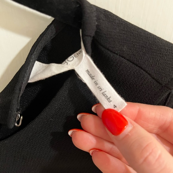 BCBGENERATION a black lace up detail romper worn twice - Picture 2 of 3